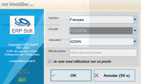 Accès à l'application